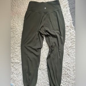 Lululemon Align joggers green size 6, great condition!